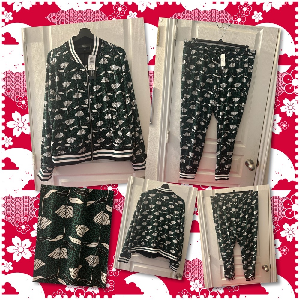 BNWT - Torrid X Sylvia Mollie Floral Print Jogger Set